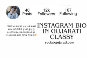Instagram Bio in Gujarati Classy