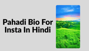 Best Pahadi Bio in Gujarati For Instagram For Boys and Girls