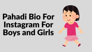 Best Pahadi Bio in Gujarati For Instagram For Boys and Girls