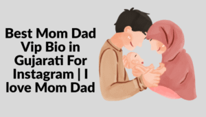 Read more about the article 550+ Best Mom Dad Vip Bio For Instagram in Gujarati  | I love Mom Dad
